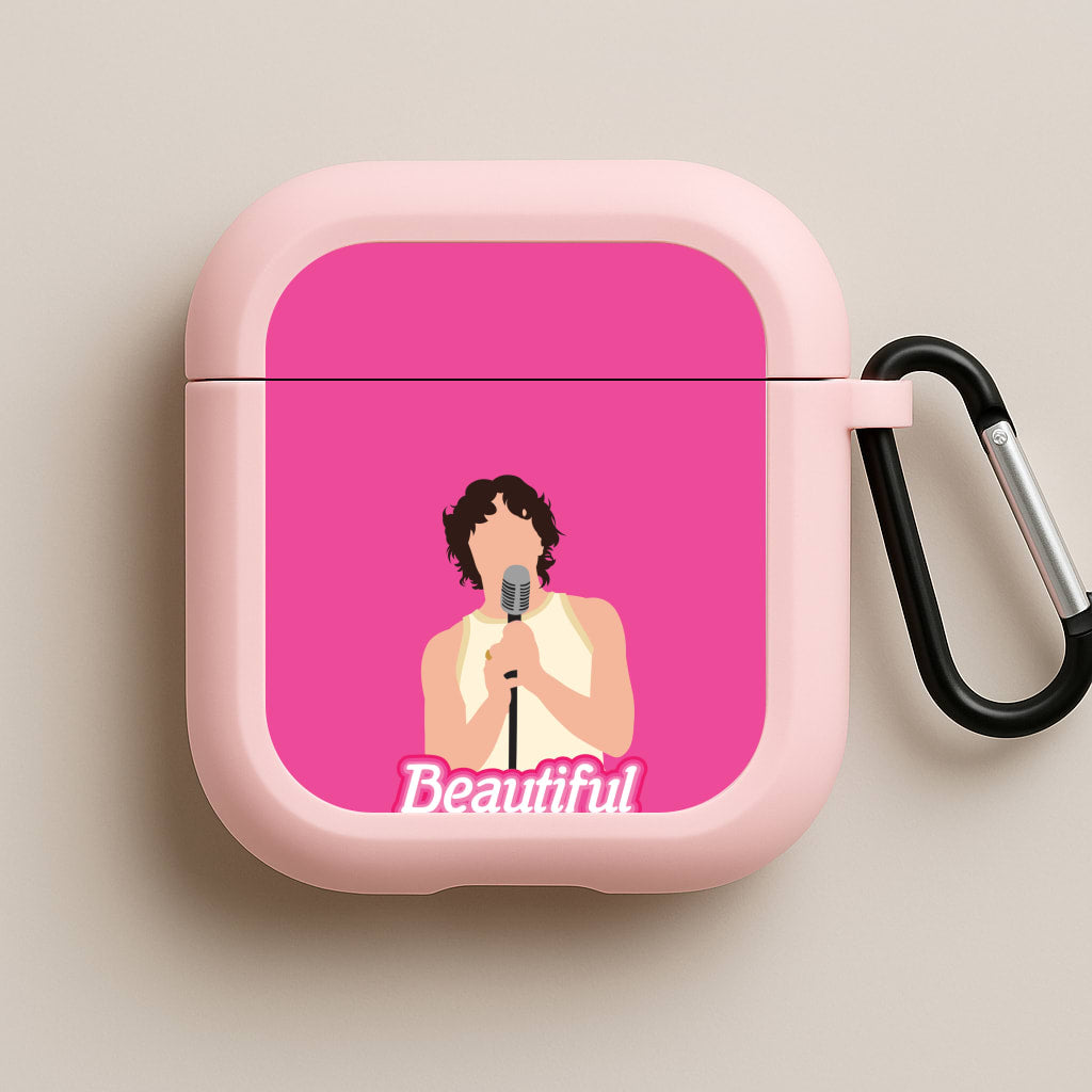 Neon Pink Beautiful Things Pink AirPods Case