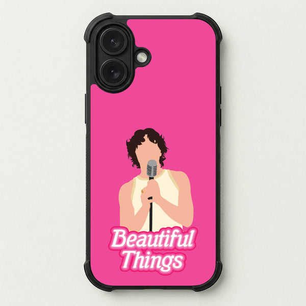 Neon Pink Beautiful Things Phone Case — Bumper case