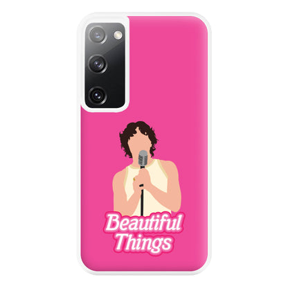 Neon Pink Beautiful Things Phone Case for Galaxy S20