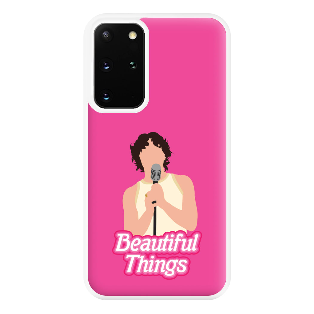 Neon Pink Beautiful Things Phone Case for Galaxy S20 Plus