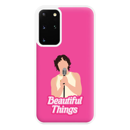 Neon Pink Beautiful Things Phone Case for Galaxy S20 Plus