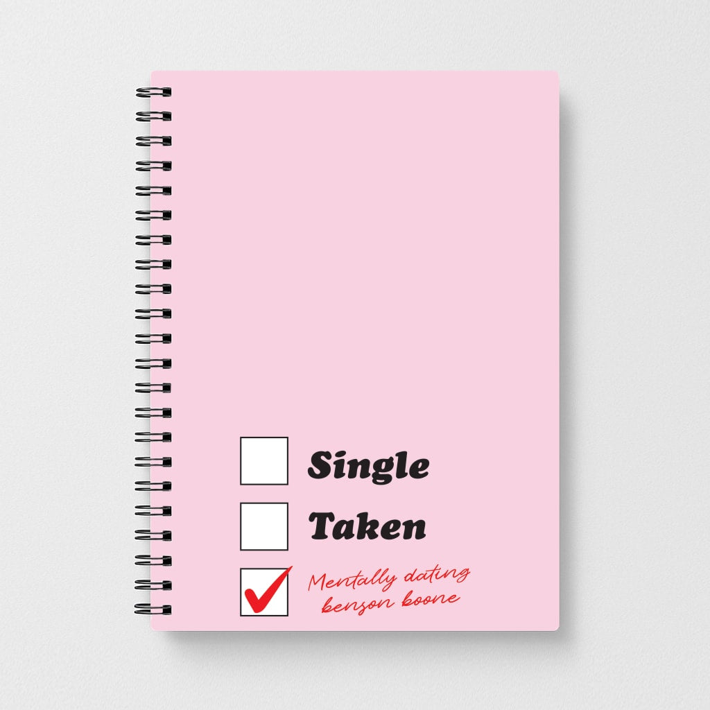 Mentally Dating Benson Notebook