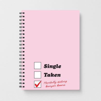 Mentally Dating Benson Notebook