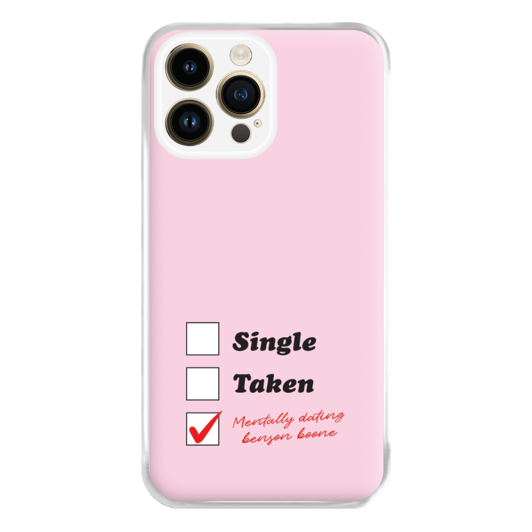 Mentally Dating Benson Phone Case for iPhone 14 Pro Max