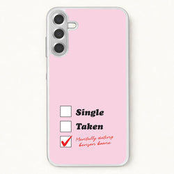 Mentally Dating Benson Phone Case for Galaxy A57
