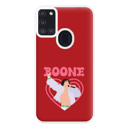 Boone Heart Phone Case for Galaxy A21s