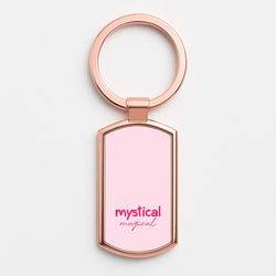 Mystical Magical Sparkles Rose Gold Keyring