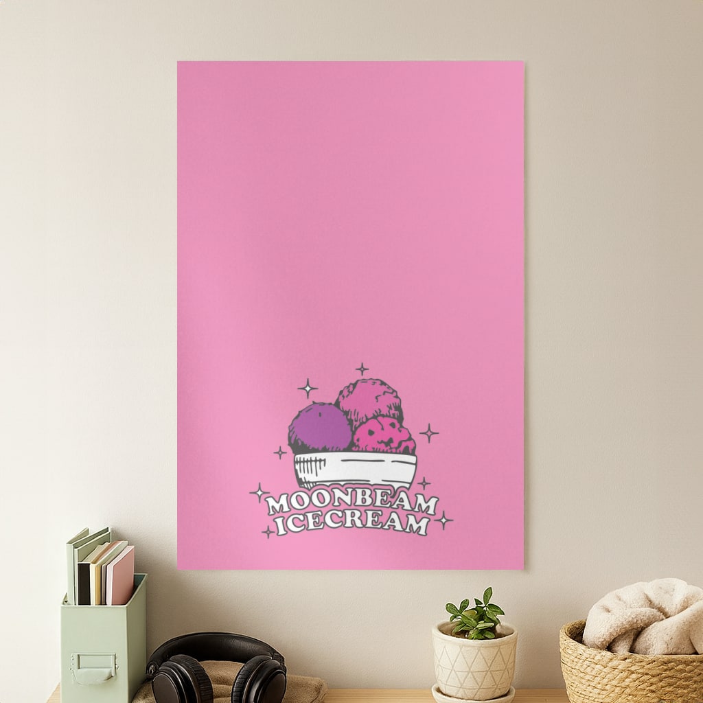 Moonbeam Icecream Poster