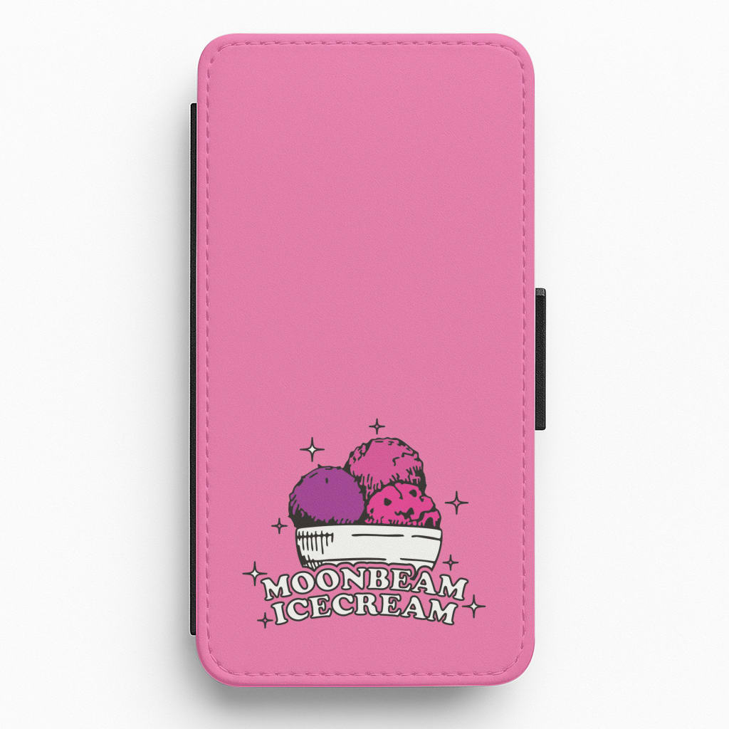 Moonbeam Icecream Flip / Wallet Phone Case