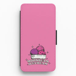 Moonbeam Icecream Flip / Wallet Phone Case