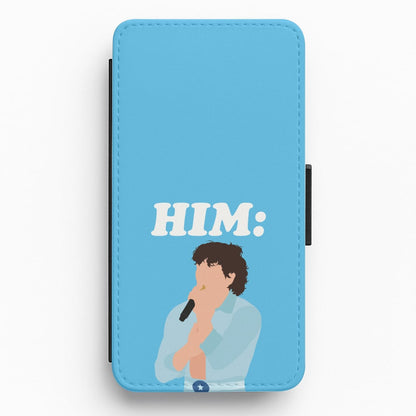 Him: Benson Coachella Flip / Wallet Phone Case