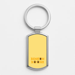 Boone Sunflowers Silver Keyring