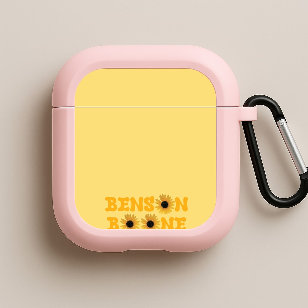 Boone Sunflowers Pink AirPods Case