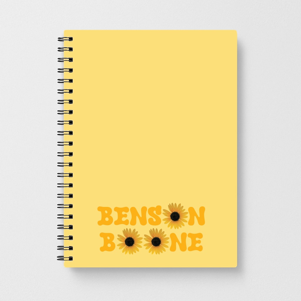 Boone Sunflowers Notebook