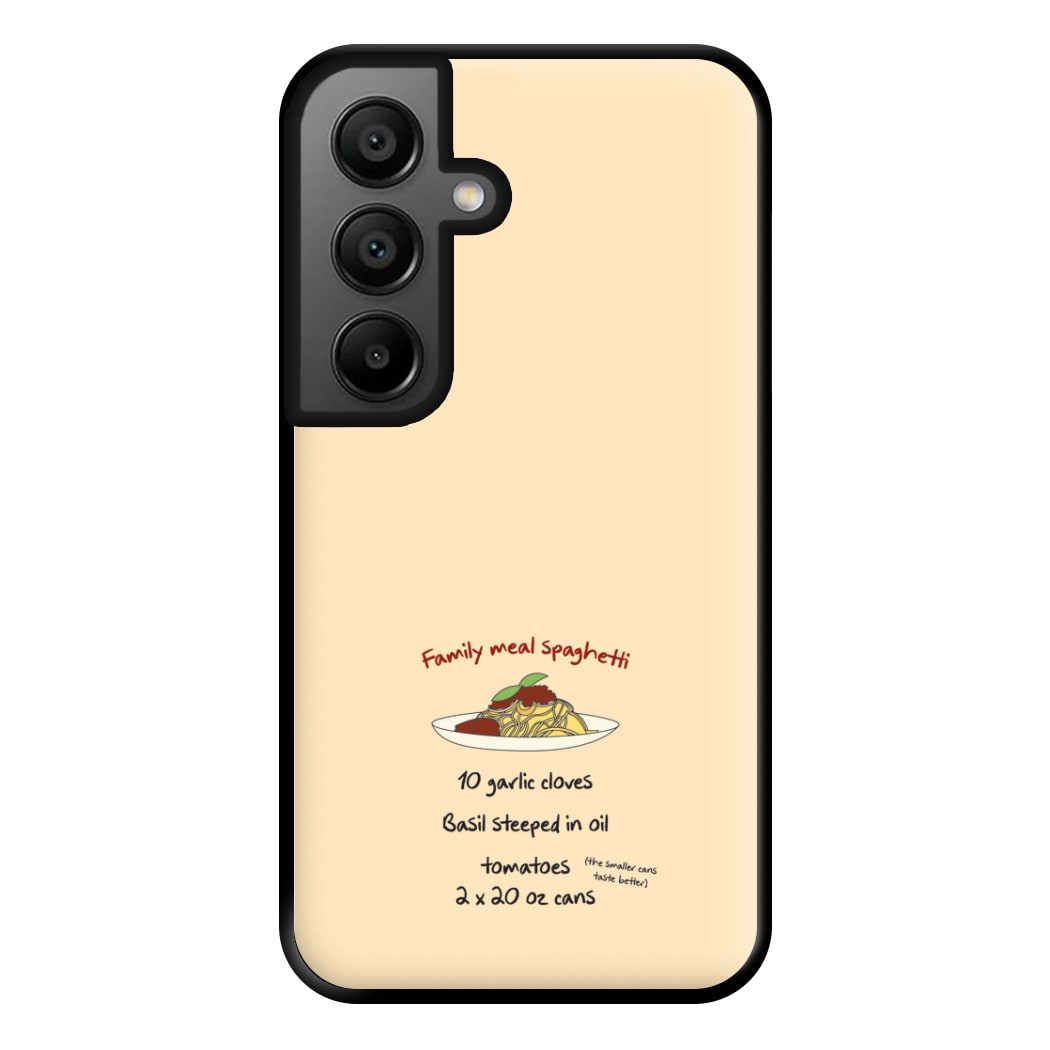 Family Meal Spaghetti Phone Case for Google Pixel 8