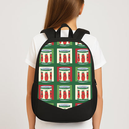 Tomato Pattern Large School Bag