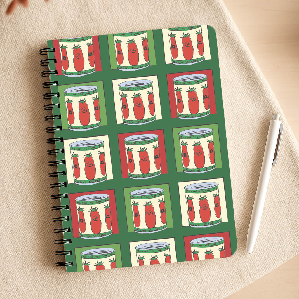 Tomato Pattern Notepad