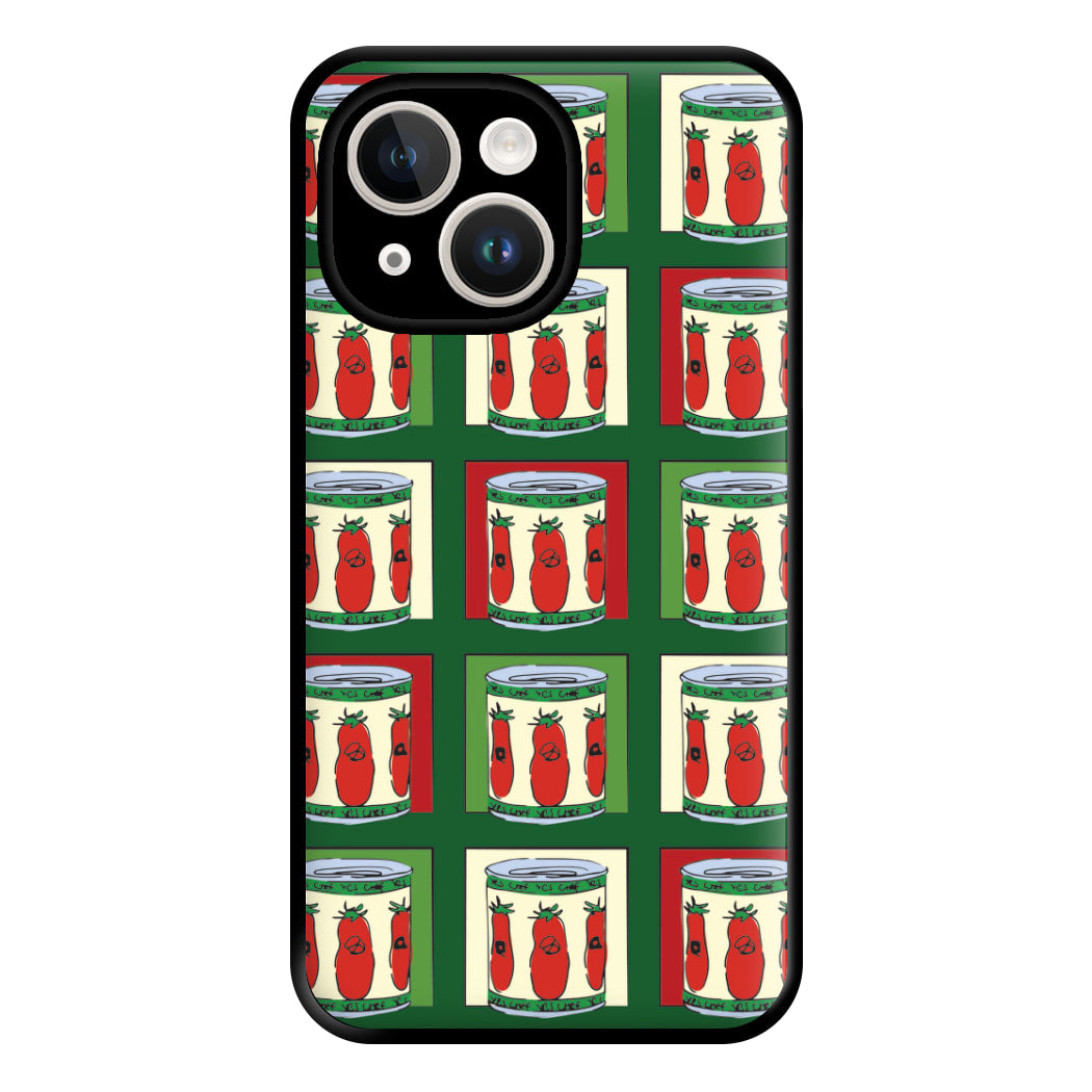 Tomato Pattern Phone Case for iPhone 14 Plus