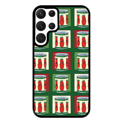 Tomato Pattern Phone Case for Galaxy S22 Ultra