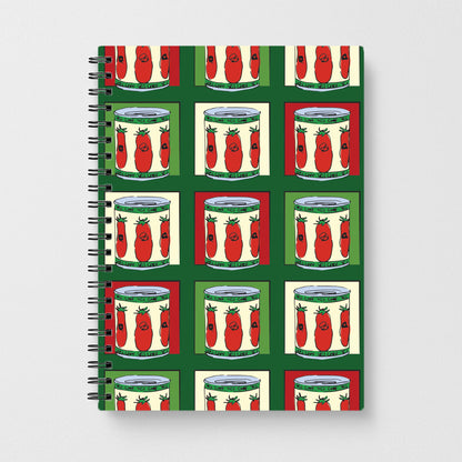 Tomato Pattern Notebook