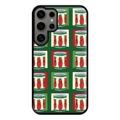 Tomato Pattern Phone Case for Galaxy S24 Ultra