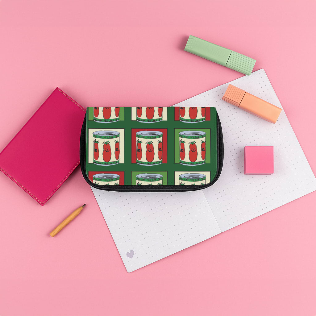 Tomato Pattern Pencil Case