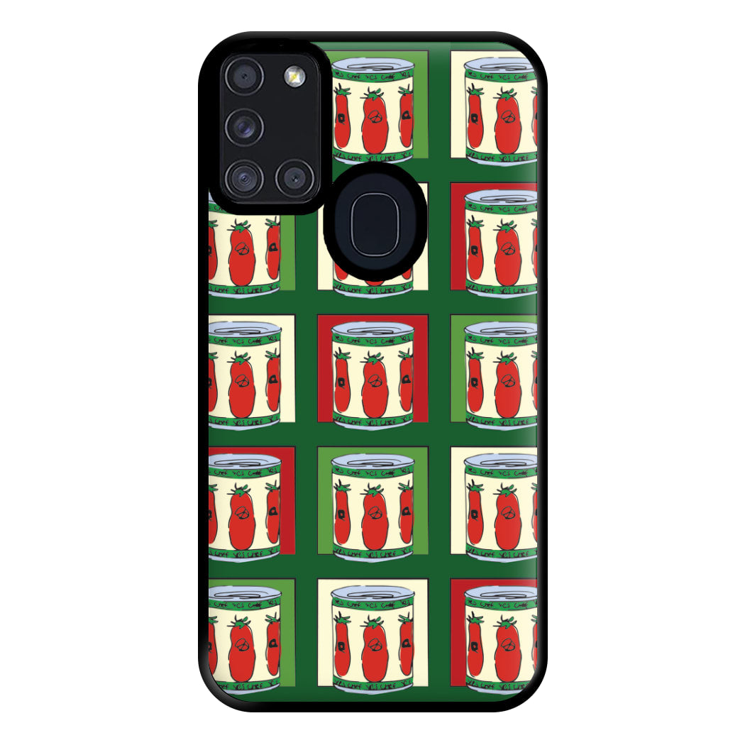 Tomato Pattern Phone Case for Galaxy A21s