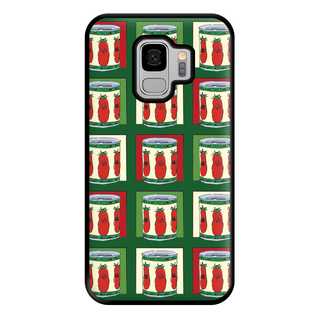 Tomato Pattern Phone Case for Galaxy S9 Plus