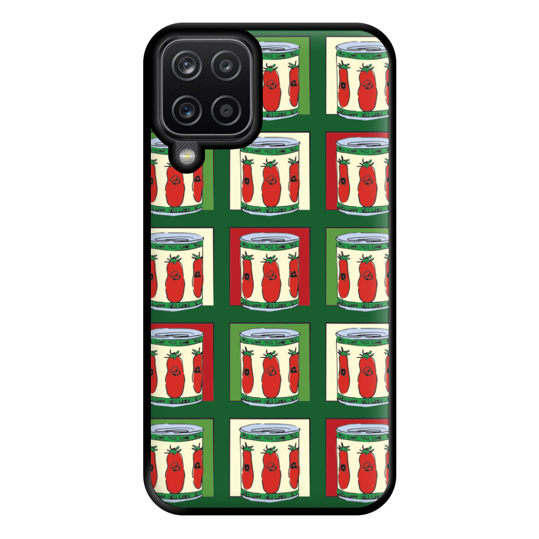 Tomato Pattern Phone Case for Galaxy A12