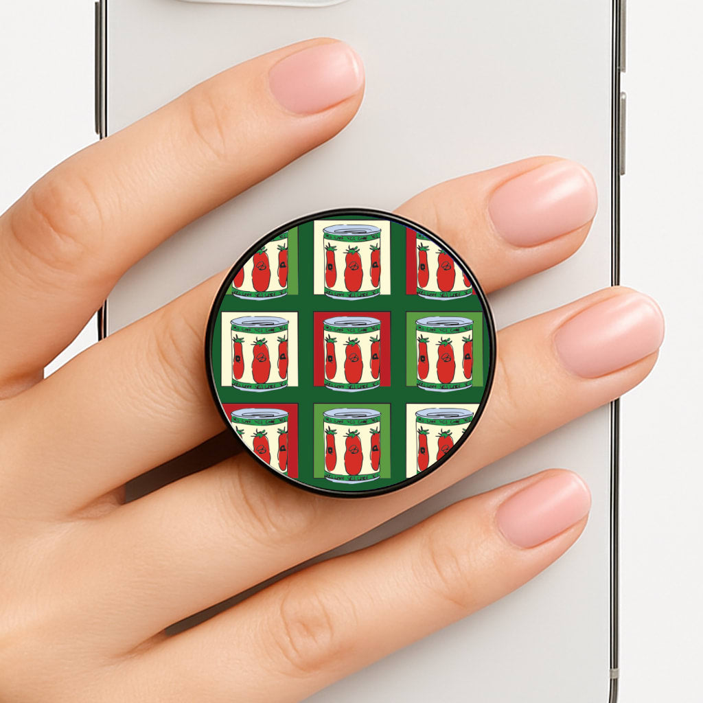 Tomato Pattern Phone Grip