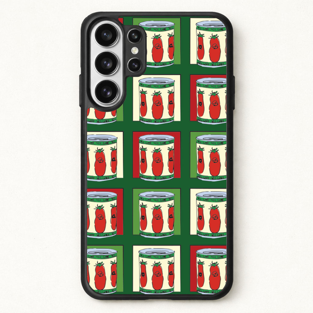 Tomato Pattern Phone Case for Galaxy S26 Ultra