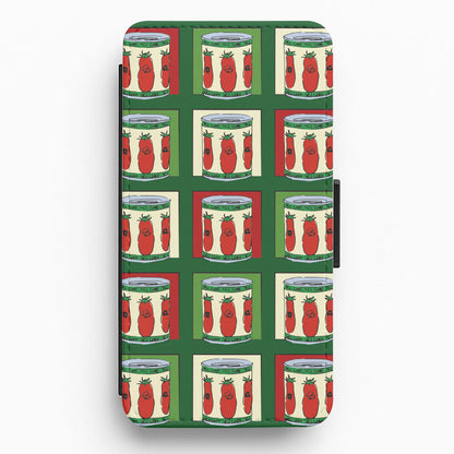 Tomato Pattern Flip / Wallet Phone Case