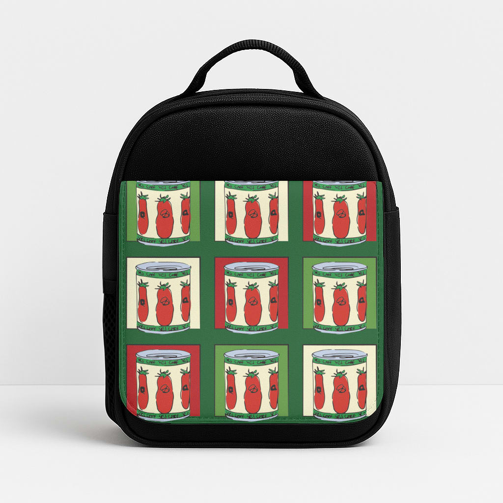 Tomato Pattern Insulated Lunchbox