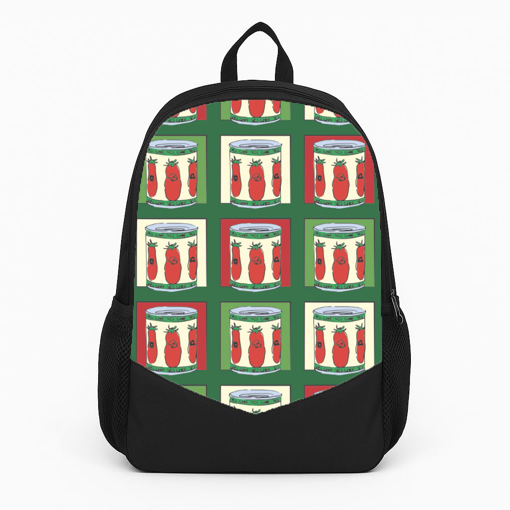 Tomato Pattern Large Backpack