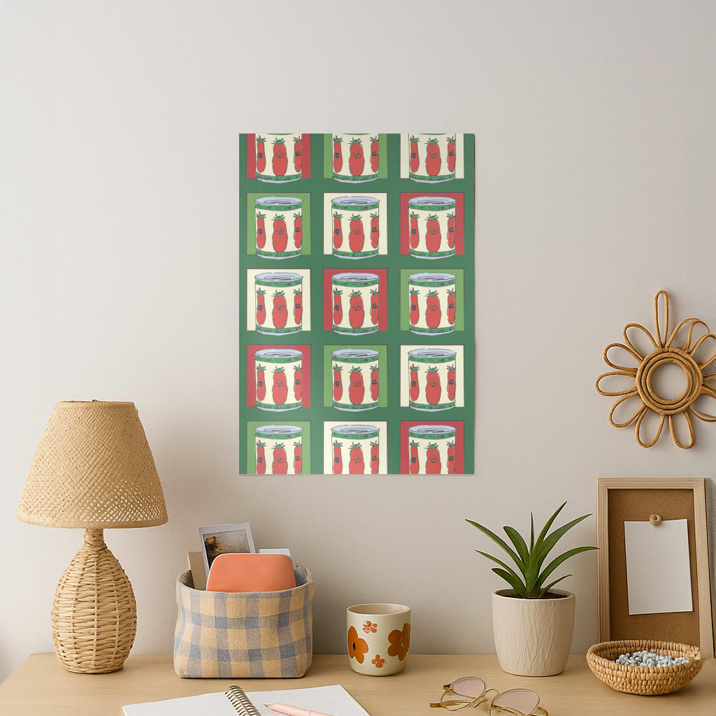 Tomato Pattern Art Print