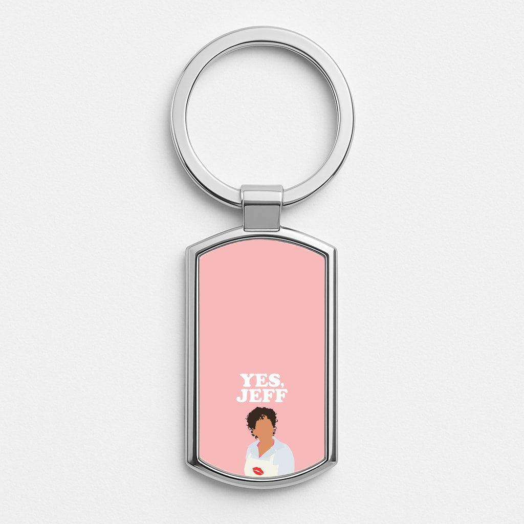 Yes Jeff Silver Keyring