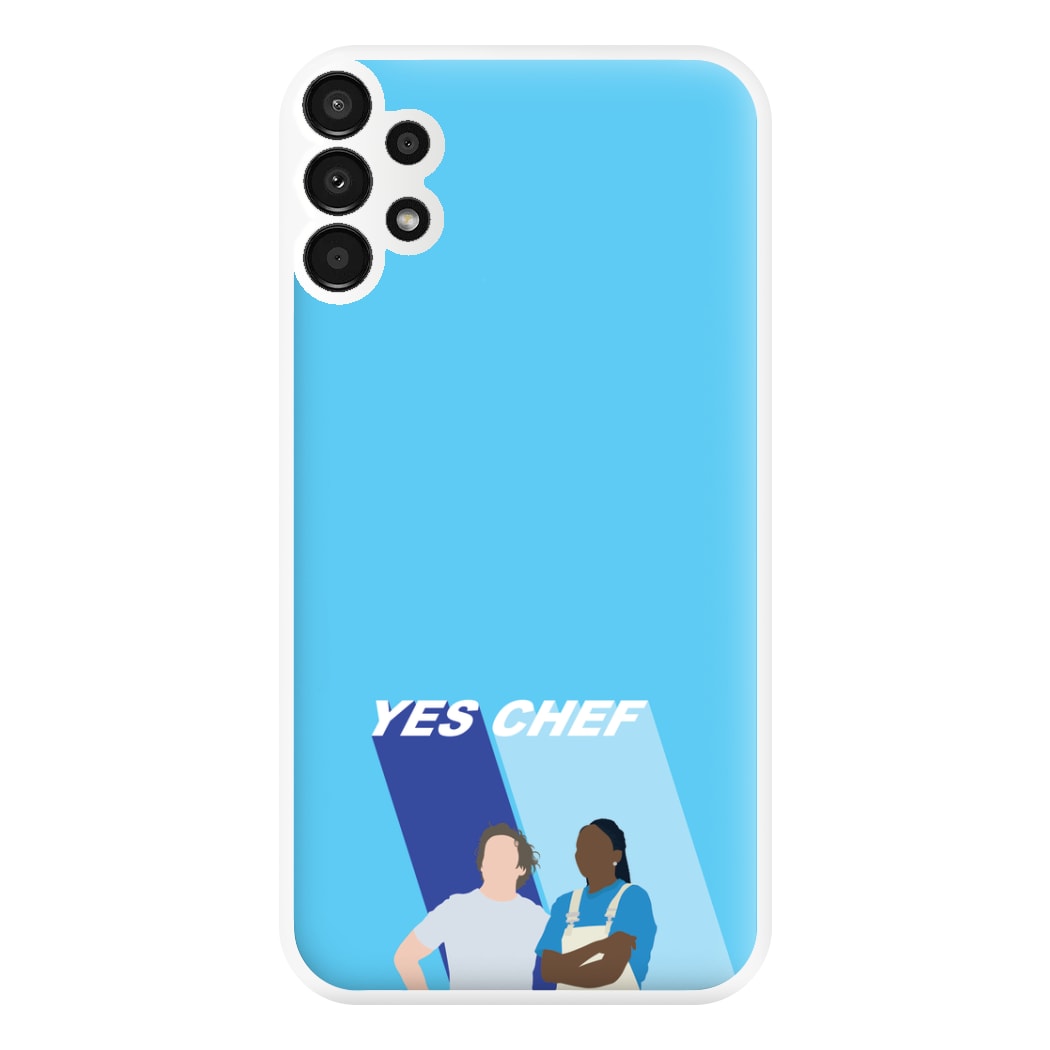 Yes Chef Blue Phone Case for Galaxy A13