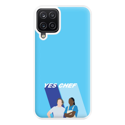 Yes Chef Blue Phone Case for Galaxy A12