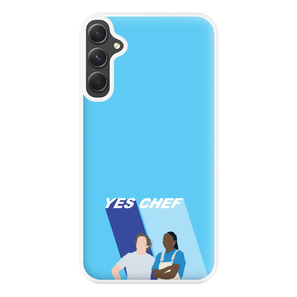 Yes Chef Blue Phone Case for Galaxy A14