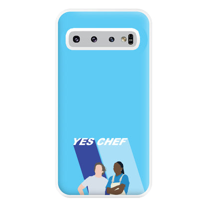 Yes Chef Blue Phone Case for Galaxy S10 Plus