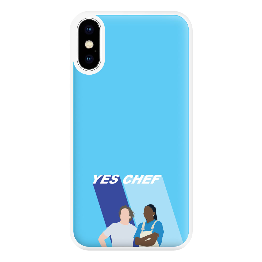 Yes Chef Blue Phone Case for iPhone XS Max