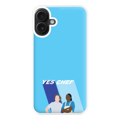 Yes Chef Blue Phone Case for iPhone 16 Plus