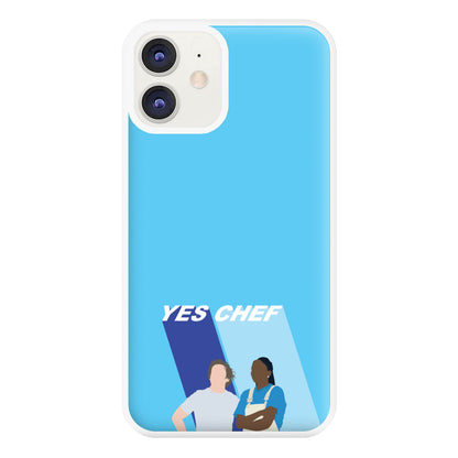 Yes Chef Blue Phone Case for iPhone 12 / 12 Pro