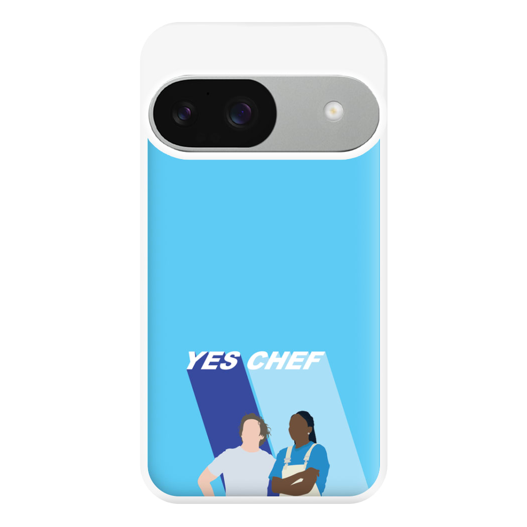 Yes Chef Blue Phone Case for Google Pixel 9 / 9 Pro