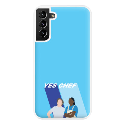 Yes Chef Blue Phone Case for Galaxy S21 Plus