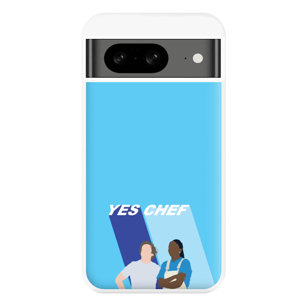 Yes Chef Blue Phone Case for Google Pixel 8