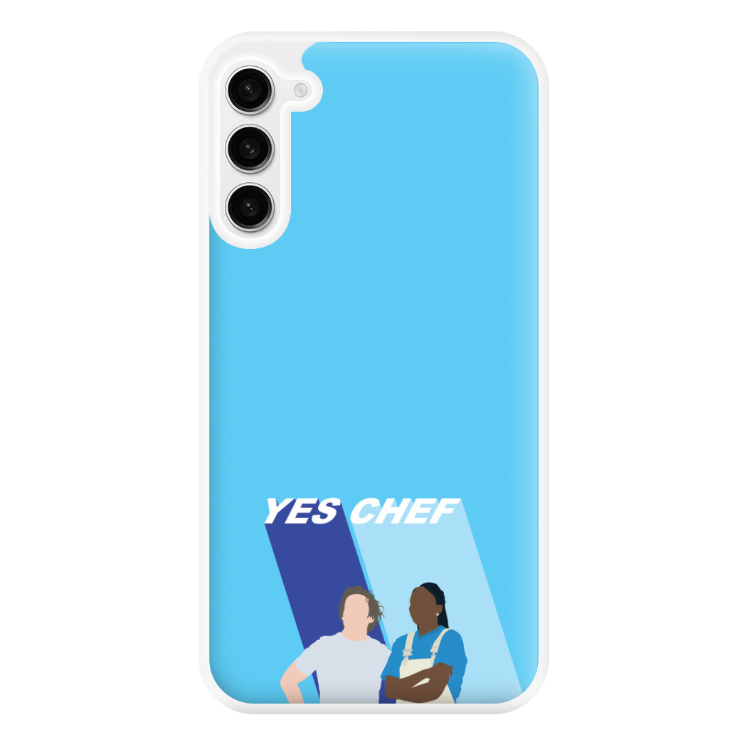 Yes Chef Blue Phone Case for Galaxy S23FE