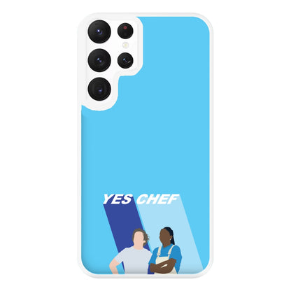 Yes Chef Blue Phone Case for Galaxy S22 Ultra