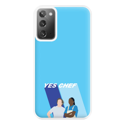 Yes Chef Blue Phone Case for Galaxy Note 20 Ultra