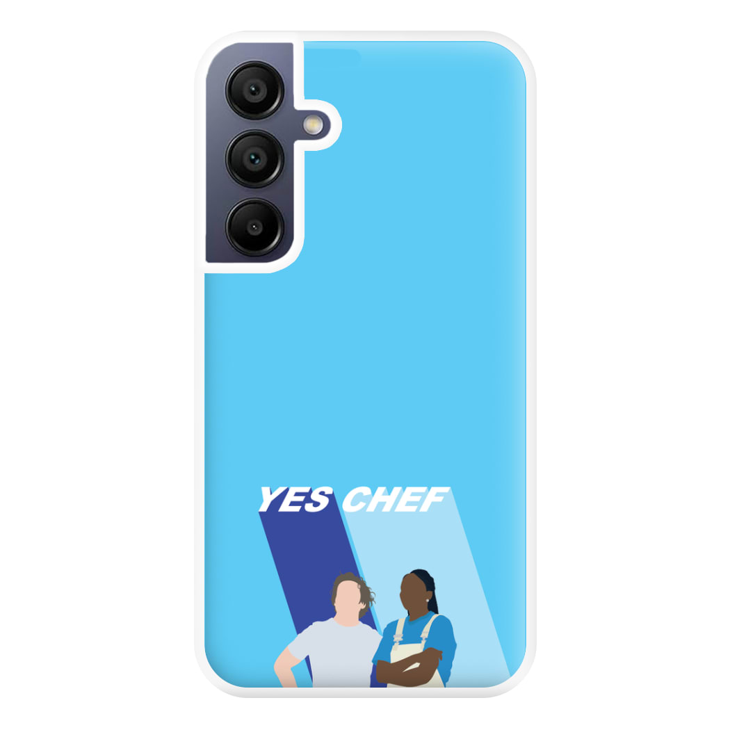 Yes Chef Blue Phone Case for Galaxy A16